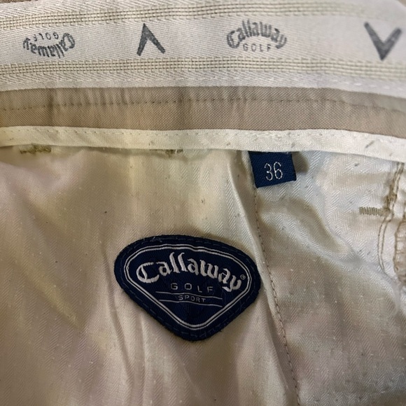 Callaway Golf Shorts Mens Tan color size 36 - Picture 5 of 10
